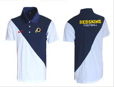 Washington Redskins White& blue Team Issue Performance Polo