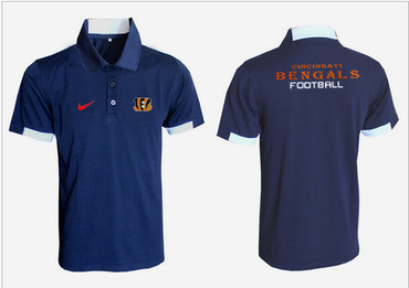 Nike NFL Cincinnati Bengals dark blue Team Issue Performance Polo