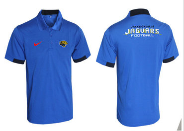 Nike NFL Jacksonville Jaguars Blue Team Issue Performance Polo