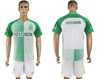 2017-18 Atletico Nacional Home Soccer Jersey