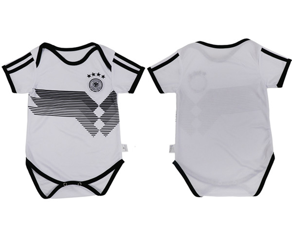 2018 World Cup Germany White Home Baby Soccer Country Jersey