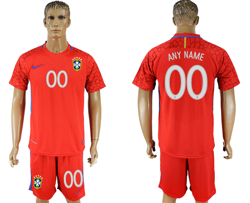2018 World Cup Men Brazil Home Soccer Country Jersey