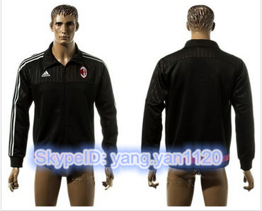 AC Milan Authentic Soccer Jackets Black