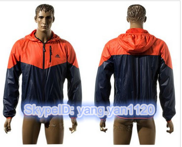 Addidas Soccer Jackets Red Dark Blue