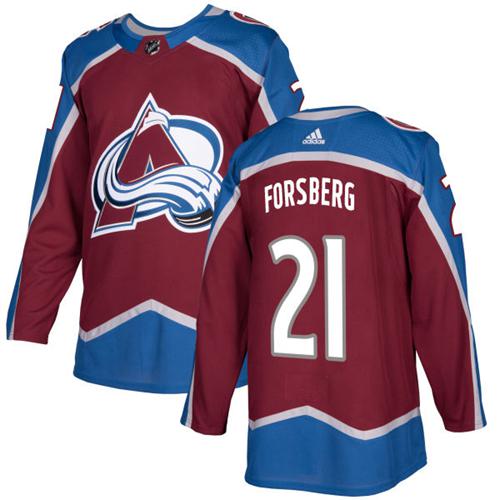 Adidas Avalanche #21 Peter Forsberg Burgundy Home Authentic Stitched Youth NHL Jersey Adidas Avalanche #21 Peter Forsberg Burgundy Home Authentic Stitched Youth NHL Jersey