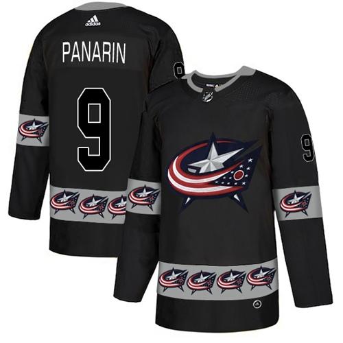 Adidas Blue Jackets #9 Artemi Panarin Black Authentic Team Logo Fashion Stitched NHL Jersey Adidas Blue Jackets #9 Artemi Panarin Black Authentic Team Logo Fashion Stitched NHL Jersey