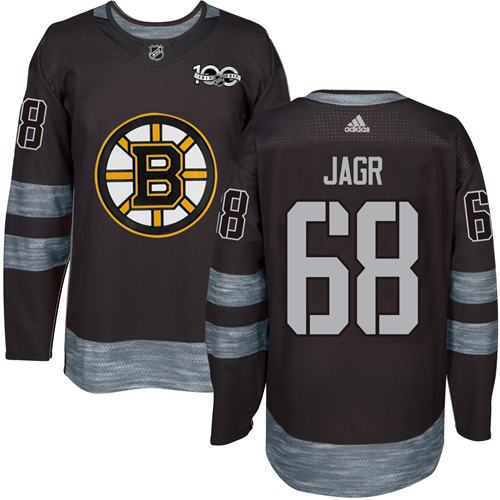 Adidas Bruins #68 Jaromir Jagr Black 1917-2017 100th Anniversary Stitched NHL Jersey Adidas Bruins #68 Jaromir Jagr Black 1917-2017 100th Anniversary Stitched NHL Jersey