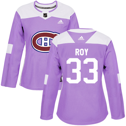 Adidas Canadiens #33 Patrick Roy Purple Authentic Fights Cancer Women's Stitched NHL Jersey Adidas Canadiens #33 Patrick Roy Purple Authentic Fights Cancer Women's Stitched NHL Jersey