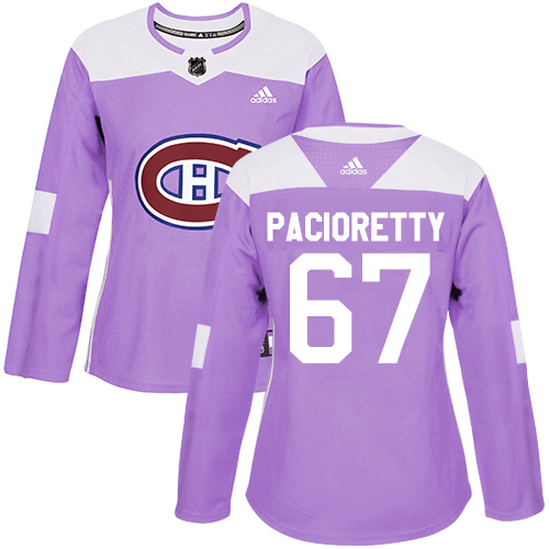 Adidas Canadiens #67 Max Pacioretty Purple Authentic Fights Cancer Women's Stitched NHL Jersey Adidas Canadiens #67 Max Pacioretty Purple Authentic Fights Cancer Women's Stitched NHL Jersey