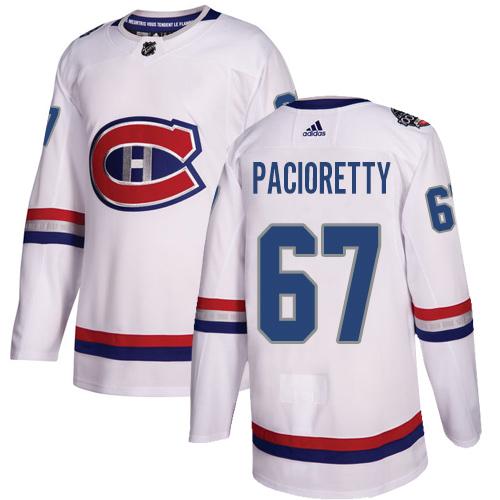 Adidas Canadiens #67 Max Pacioretty White Authentic 2017 100 Classic Women's Stitched NHL Jersey Adidas Canadiens #67 Max Pacioretty White Authentic 2017 100 Classic Women's Stitched NHL Jersey