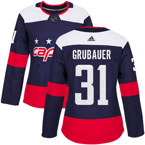 Adidas Capitals #31 Philipp Grubauer Navy Authentic 2018 Stadium Series Women's Stitched NHL Jersey Adidas Capitals #31 Philipp Grubauer Navy Authentic 2018 Stadium Series Women's Stitched NHL Jersey