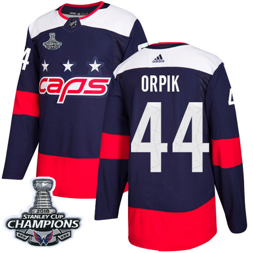Adidas Capitals #44 Brooks Orpik Navy Authentic 2018 Stadium Series Stanley Cup Final Champions Stitched NHL Jersey Adidas Capitals #44 Brooks Orpik Navy Authentic 2018 Stadium Series Stanley Cup Final Champions Stitched NHL Jersey