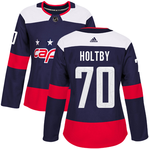 Adidas Capitals #70 Braden Holtby Navy Authentic 2018 Stadium Series Women's Stitched NHL Jersey Adidas Capitals #70 Braden Holtby Navy Authentic 2018 Stadium Series Women's Stitched NHL Jersey