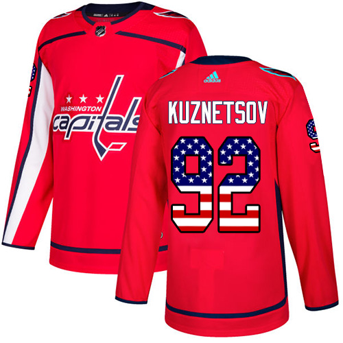 Adidas Capitals #92 Evgeny Kuznetsov Red Home Authentic USA Flag Stitched Youth NHL Jersey Adidas Capitals #92 Evgeny Kuznetsov Red Home Authentic USA Flag Stitched Youth NHL Jersey