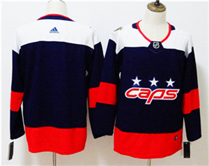 Adidas Capitals Blank Navy 2018 NHL Stadium Series Jersey