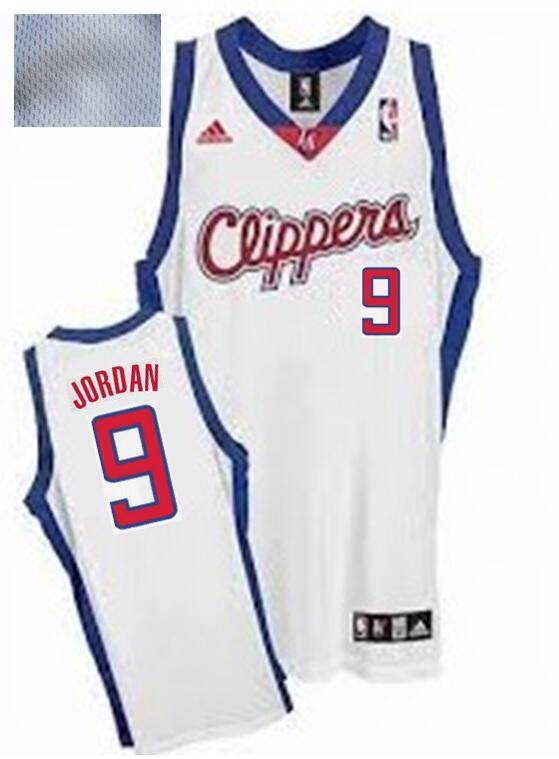 Adidas Clippers Jordan White Customized Home Jersey