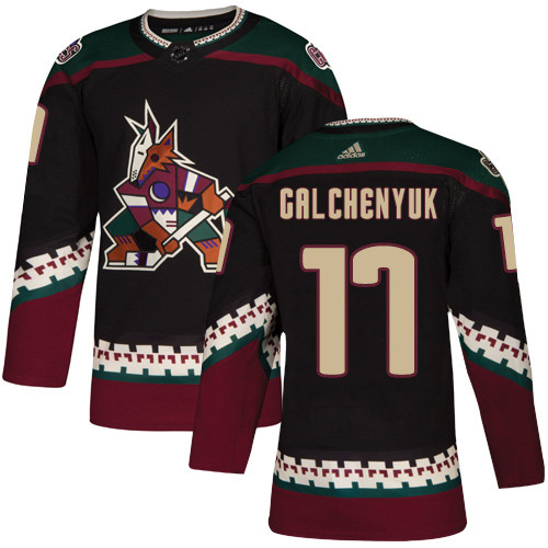 Adidas Coyotes #17 Alex Galchenyuk Black Alternate Authentic Stitched NHL Jersey Adidas Coyotes #17 Alex Galchenyuk Black Alternate Authentic Stitched NHL Jersey