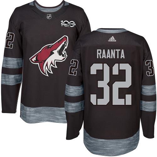 Adidas Coyotes #32 Antti Raanta Black 1917-2017 100th Anniversary Stitched NHL Jersey Adidas Coyotes #32 Antti Raanta Black 1917-2017 100th Anniversary Stitched NHL Jersey