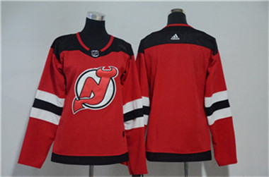 Adidas Devils Blank Red Women Jersey