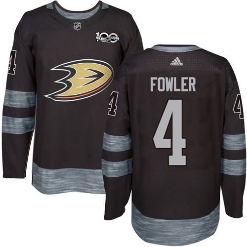 Adidas Ducks #4 Cam Fowler Black 1917-2017 100th Anniversary Stitched NHL Jersey Adidas Ducks #4 Cam Fowler Black 1917-2017 100th Anniversary Stitched NHL Jersey