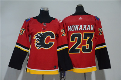 Adidas Flames #23 Sean Monahan Red Youth  Jersey