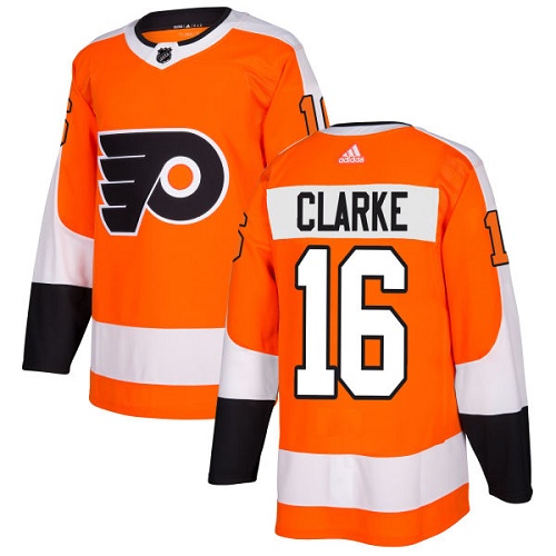 Adidas Flyers #16 Bobby Clarke Orange Home Authentic Stitched Youth NHL Jersey Adidas Flyers #16 Bobby Clarke Orange Home Authentic Stitched Youth NHL Jersey
