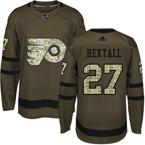 Adidas Flyers #27 Ron Hextall Green Salute to Service Stitched Youth NHL Jersey Adidas Flyers #27 Ron Hextall Green Salute to Service Stitched Youth NHL Jersey