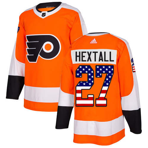 Adidas Flyers #27 Ron Hextall Orange Home Authentic USA Flag Stitched Youth NHL Jersey Adidas Flyers #27 Ron Hextall Orange Home Authentic USA Flag Stitched Youth NHL Jersey