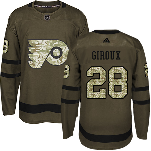 Adidas Flyers #28 Claude Giroux Green Salute to Service Stitched Youth NHL Jersey Adidas Flyers #28 Claude Giroux Green Salute to Service Stitched Youth NHL Jersey