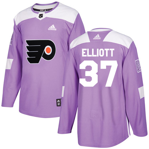 Adidas Flyers #37 Brian Elliott Purple Authentic Fights Cancer Stitched Youth NHL Jersey Adidas Flyers #37 Brian Elliott Purple Authentic Fights Cancer Stitched Youth NHL Jersey