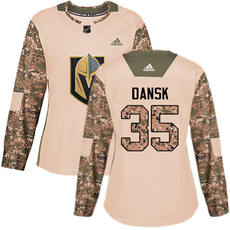 Adidas Golden Knights #35 Oscar Dansk Camo Authentic 2017 Veterans Day Women's Stitched NHL Jersey Adidas Golden Knights #35 Oscar Dansk Camo Authentic 2017 Veterans Day Women's Stitched NHL Jersey