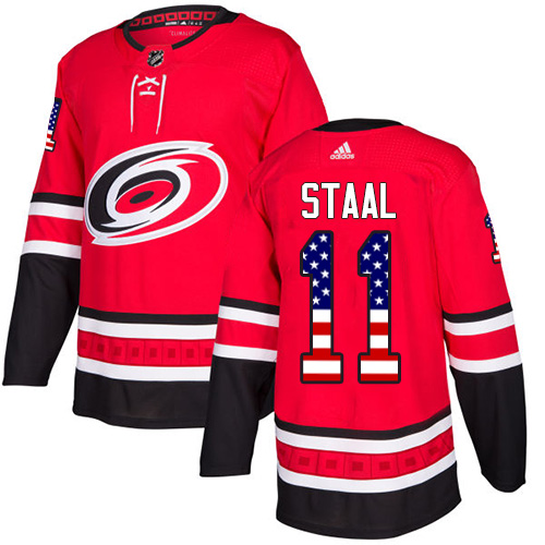 Adidas Hurricanes #11 Jordan Staal Red Home Authentic USA Flag Stitched NHL Jersey Adidas Hurricanes #11 Jordan Staal Red Home Authentic USA Flag Stitched NHL Jersey