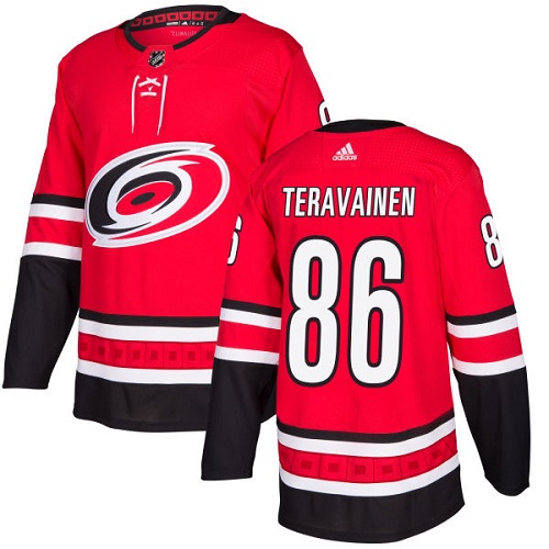 Adidas Hurricanes #86 Teuvo Teravainen Red Home Authentic Stitched NHL Jersey Adidas Hurricanes #86 Teuvo Teravainen Red Home Authentic Stitched NHL Jersey
