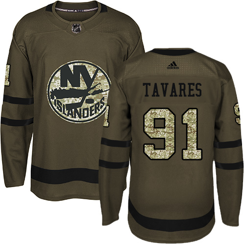 Adidas Islanders #91 John Tavares Green Salute to Service Stitched NHL Jersey Adidas Islanders #91 John Tavares Green Salute to Service Stitched NHL Jersey