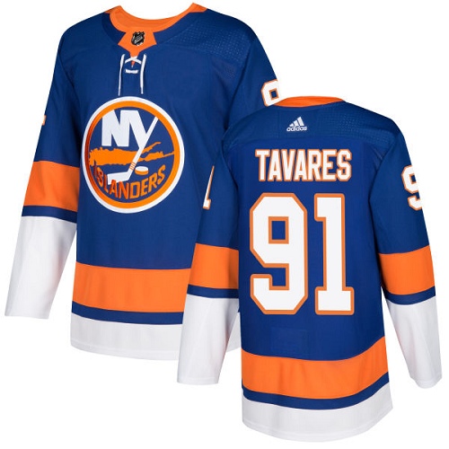 Adidas Islanders #91 John Tavares Royal Blue Home Authentic Stitched Youth NHL Jersey Adidas Islanders #91 John Tavares Royal Blue Home Authentic Stitched Youth NHL Jersey