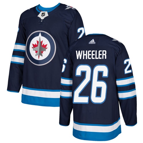 Adidas Jets #26 Blake Wheeler Navy Blue Home Authentic Stitched Youth NHL Jersey Adidas Jets #26 Blake Wheeler Navy Blue Home Authentic Stitched Youth NHL Jersey