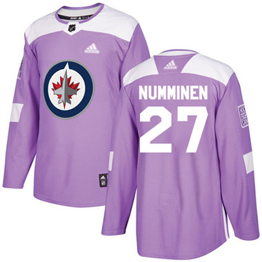 Adidas Jets #27 Teppo Numminen Purple Authentic Fights Cancer Stitched NHL Jersey Adidas Jets #27 Teppo Numminen Purple Authentic Fights Cancer Stitched NHL Jersey