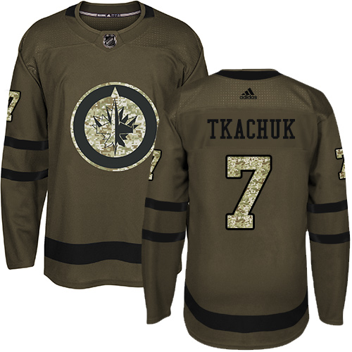 Adidas Jets #7 Keith Tkachuk Green Salute to Service Stitched NHL Jersey Adidas Jets #7 Keith Tkachuk Green Salute to Service Stitched NHL Jersey