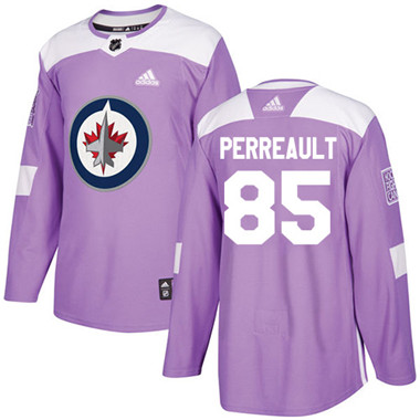 Adidas Jets #85 Mathieu Perreault Purple Authentic Fights Cancer Stitched NHL Jersey Adidas Jets #85 Mathieu Perreault Purple Authentic Fights Cancer Stitched NHL Jersey