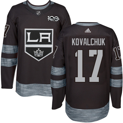 Adidas Kings #17 Ilya Kovalchuk Black 1917-2017 100th Anniversary Stitched NHL Jersey Adidas Kings #17 Ilya Kovalchuk Black 1917-2017 100th Anniversary Stitched NHL Jersey