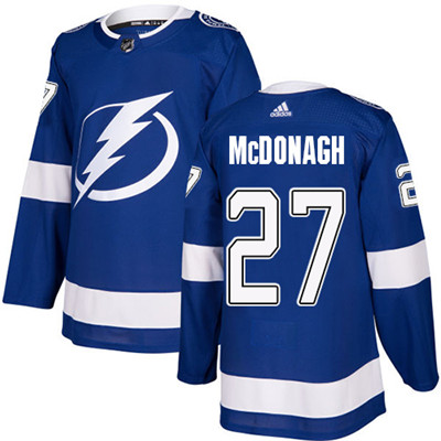 Adidas Lightning #27 Ryan McDonagh Blue Home Authentic Stitched NHL Jersey Adidas Lightning #27 Ryan McDonagh Blue Home Authentic Stitched NHL Jersey