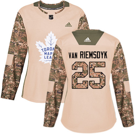 Adidas Maple Leafs #25 James Van Riemsdyk Camo Authentic 2017 Veterans Day Women's Stitched NHL Jersey Adidas Maple Leafs #25 James Van Riemsdyk Camo Authentic 2017 Veterans Day Women's Stitched NHL Jersey