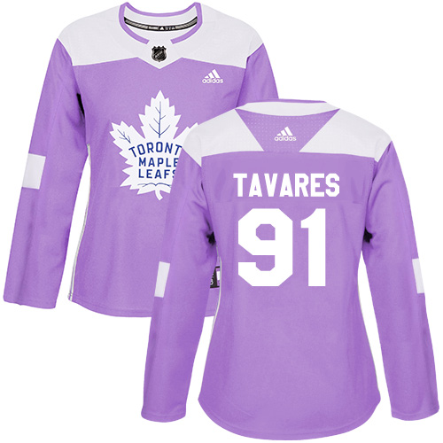 Adidas Maple Leafs #91 John Tavares Purple Authentic Fights Cancer Women's Stitched NHL Jersey Adidas Maple Leafs #91 John Tavares Purple Authentic Fights Cancer Women's Stitched NHL Jersey