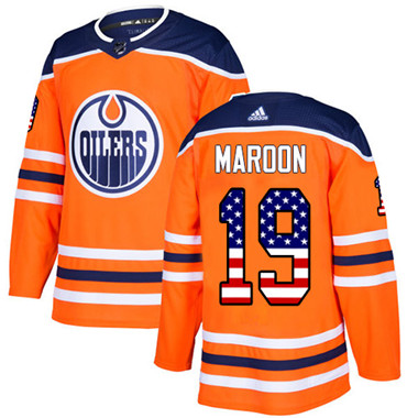 Adidas Oilers #19 Patrick Maroon Orange Home Authentic USA Flag Stitched Youth NHL Jersey Adidas Oilers #19 Patrick Maroon Orange Home Authentic USA Flag Stitched Youth NHL Jersey