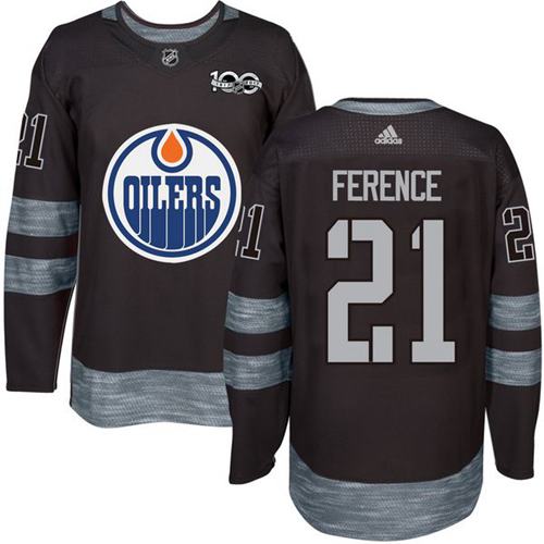 Adidas Oilers #21 Andrew Ference Black 1917-2017 100th Anniversary Stitched NHL Jersey Adidas Oilers #21 Andrew Ference Black 1917-2017 100th Anniversary Stitched NHL Jersey