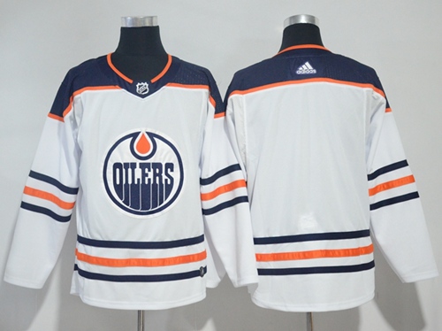 Adidas Oilers Blank White Road Authentic Stitched NHL Jersey Adidas Oilers Blank White Road Authentic Stitched NHL Jersey