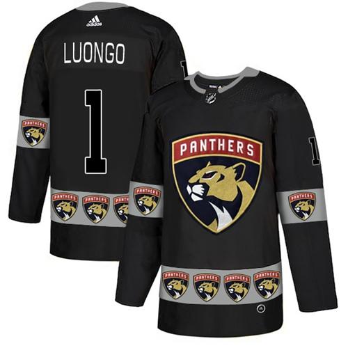 Adidas Panthers #1 Roberto Luongo Black Authentic Team Logo Fashion Stitched NHL Jersey Adidas Panthers #1 Roberto Luongo Black Authentic Team Logo Fashion Stitched NHL Jersey