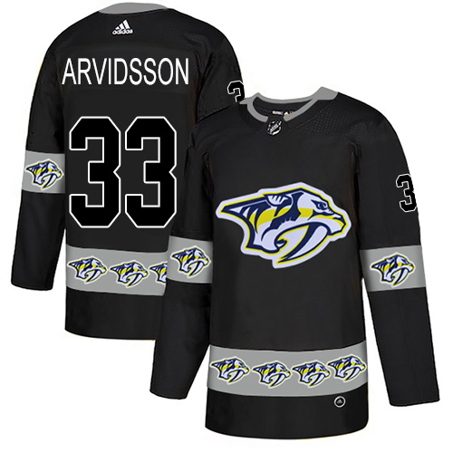 Adidas Predators #33 Viktor Arvidsson Black Authentic Team Logo Fashion Stitched NHL Jersey Adidas Predators #33 Viktor Arvidsson Black Authentic Team Logo Fashion Stitched NHL Jersey
