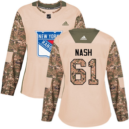 Adidas Rangers #61 Rick Nash Camo Authentic 2017 Veterans Day Women's Stitched NHL Jersey Adidas Rangers #61 Rick Nash Camo Authentic 2017 Veterans Day Women's Stitched NHL Jersey