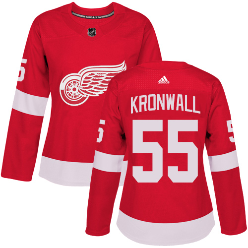 Adidas Red Wings #55 Niklas Kronwall Red Home Authentic Women's Stitched NHL Jersey Adidas Red Wings #55 Niklas Kronwall Red Home Authentic Women's Stitched NHL Jersey